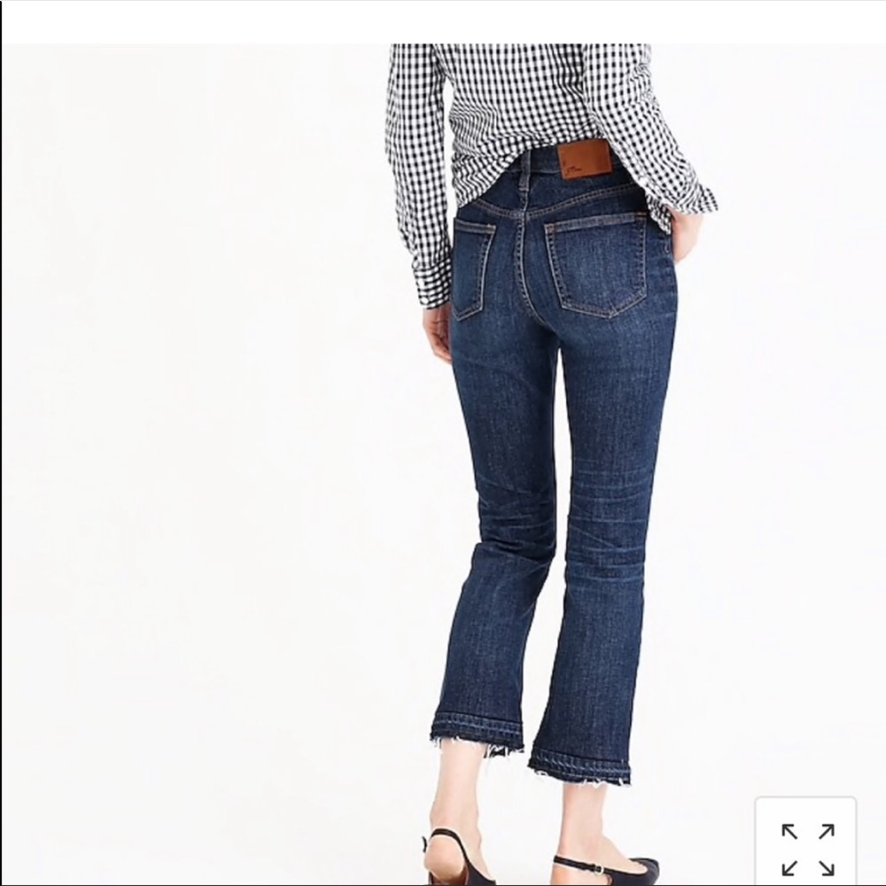 J.Crew High Rise Billie Demi Boot Cropped Jeans